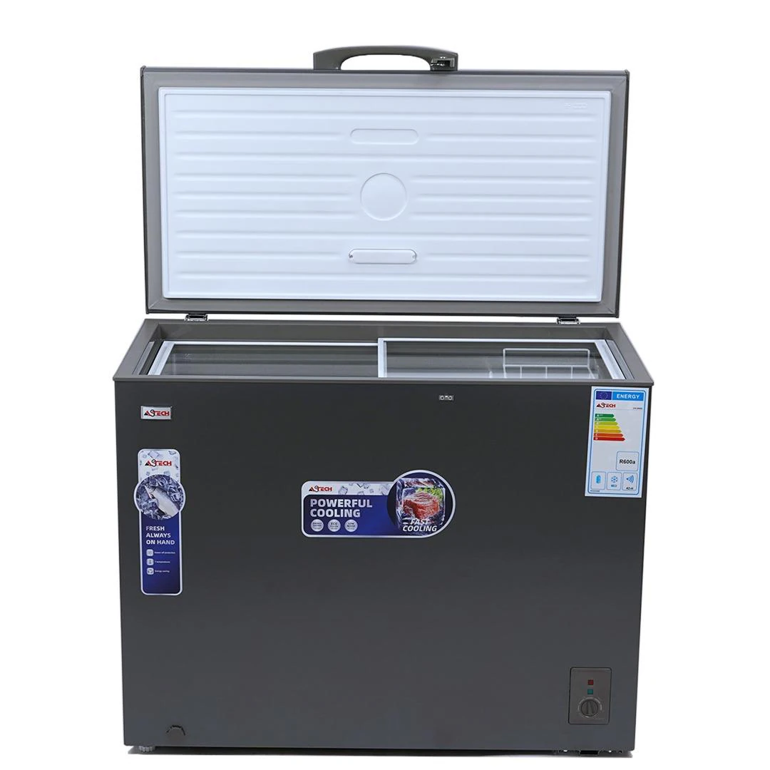 Congélateur Astech horizontal 300litres gris CH300IG