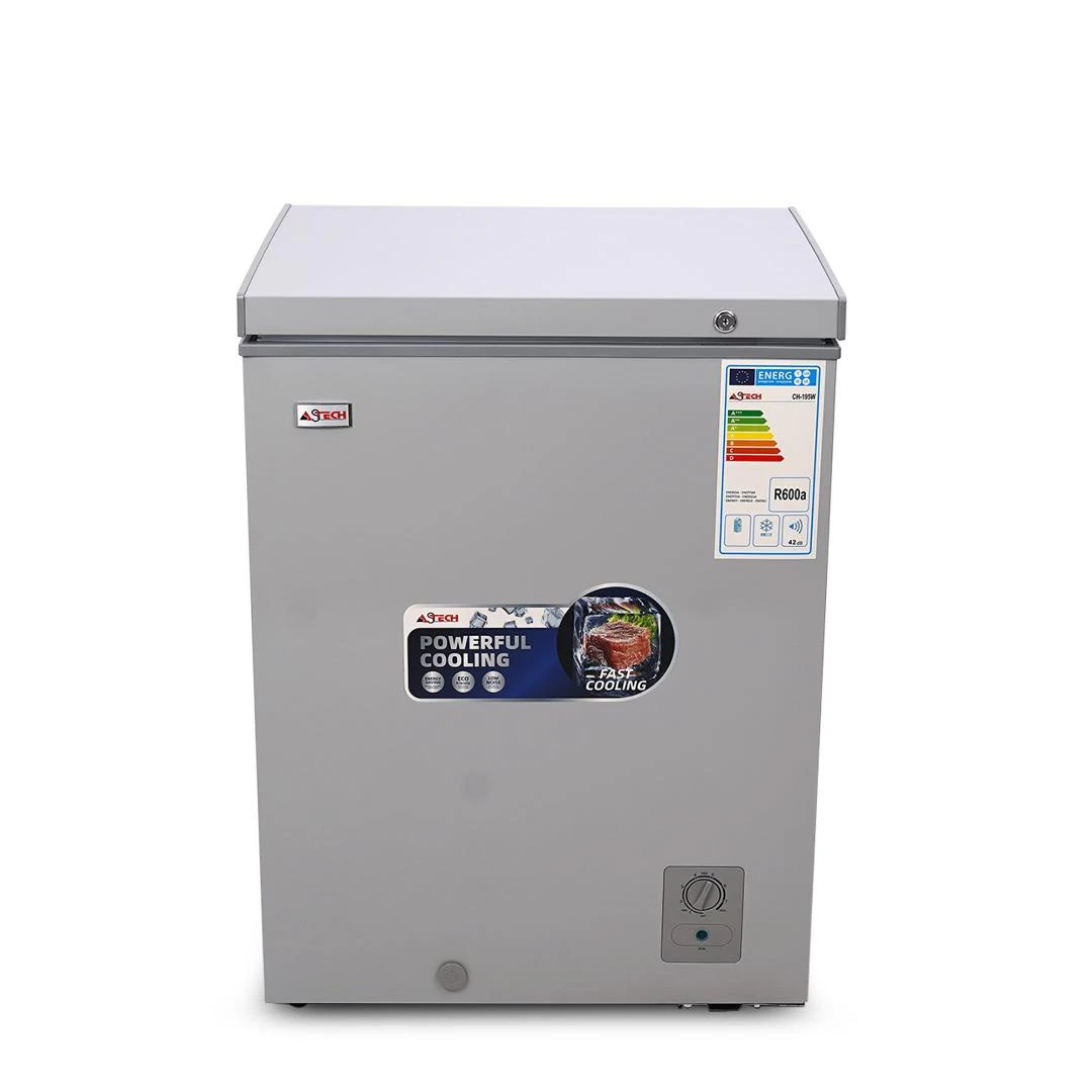 Congélateur Astech horizontal 200litres gris CH195W