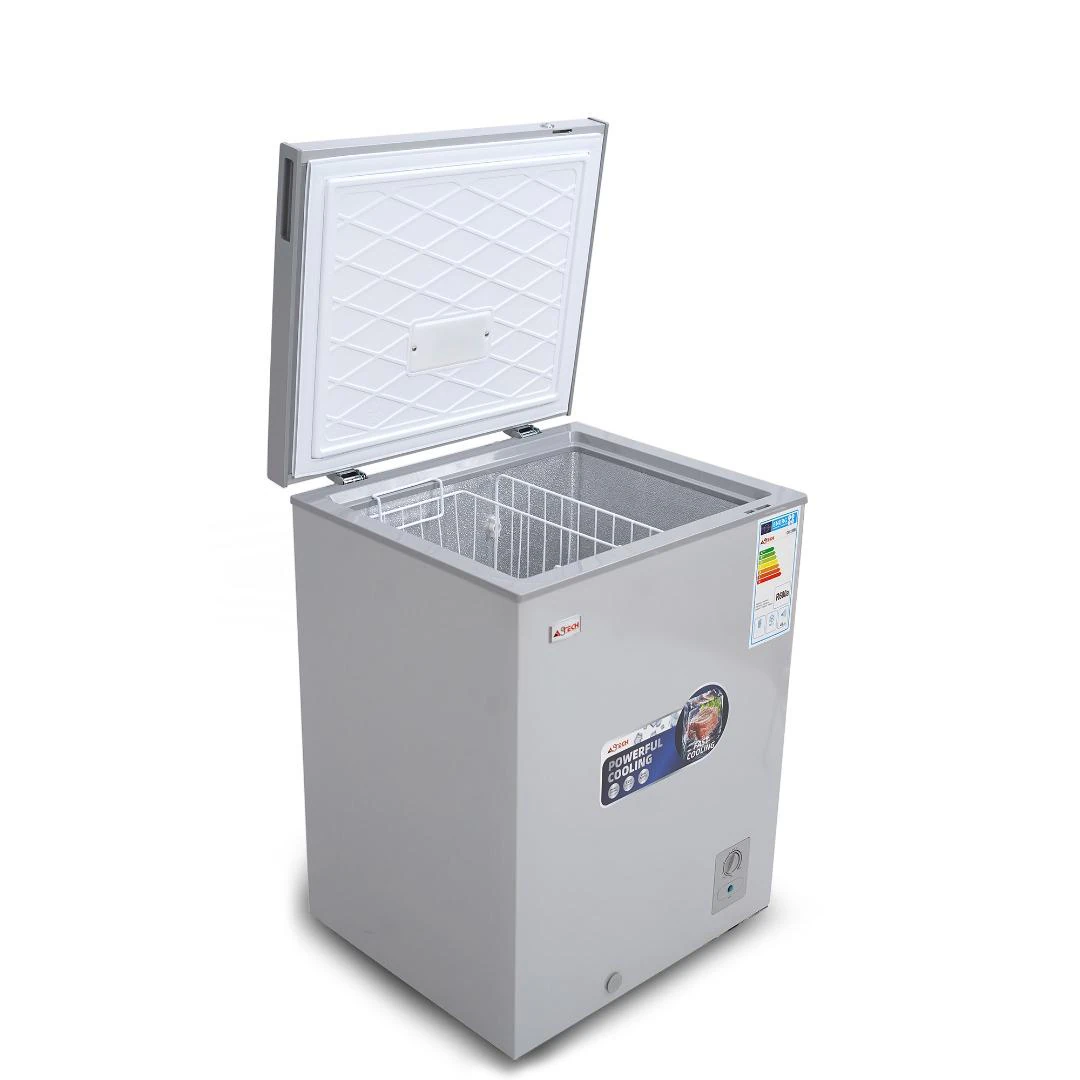 Congélateur Astech horizontal 200litres gris CH195W