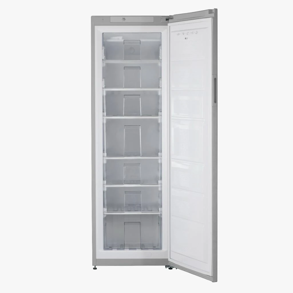 Congélateur Astech vertical 7tiroirs plaq alu gris FA374DC