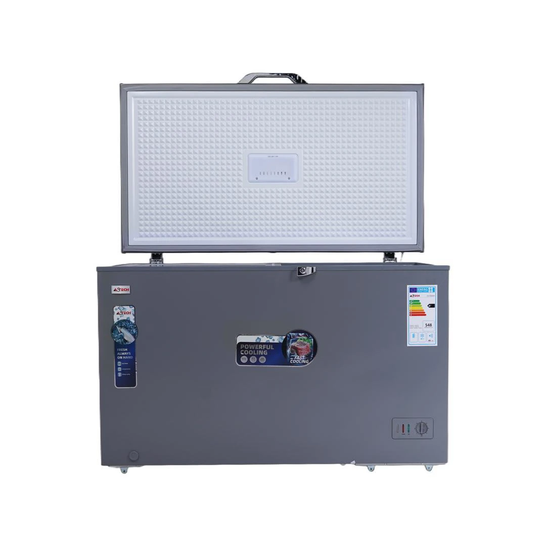 Congélateur Astech horizontal 400litres gris CH400GM